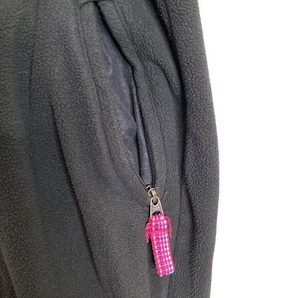 REI Lot Of 2 Girls Black Fleece Sweatpants Warmup Elastic Waist XS 6-7 - Picture 9 of 13